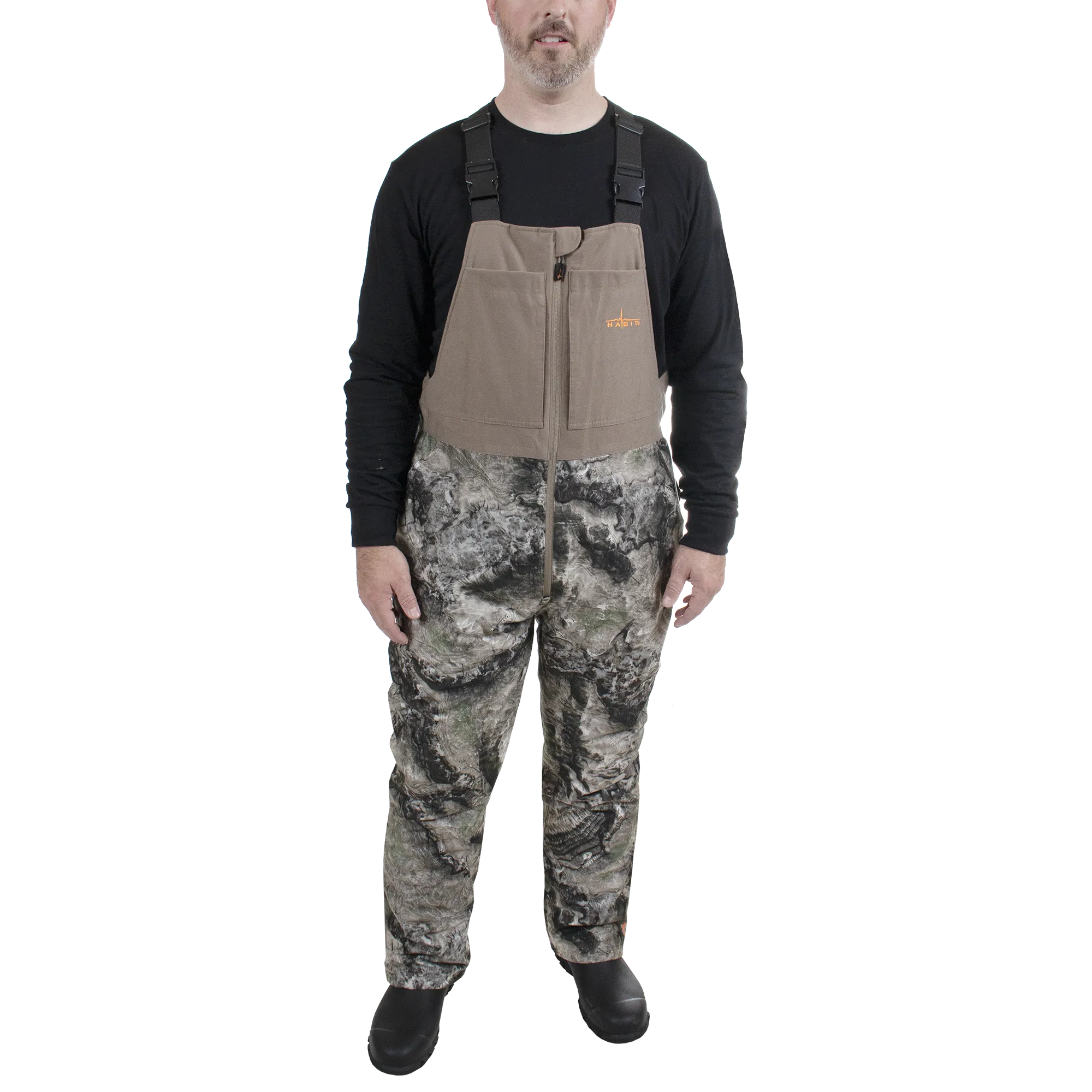 Men's Cedar Branch Insulated Waterproof Bibs - Mossy Oak