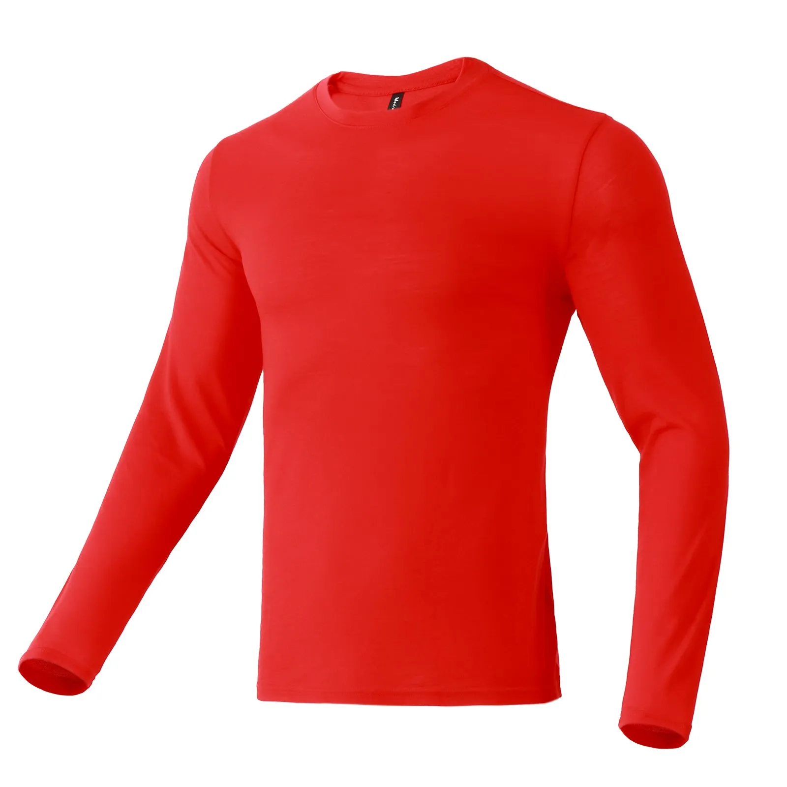 Men's Merino 160g Base Layer Top Red