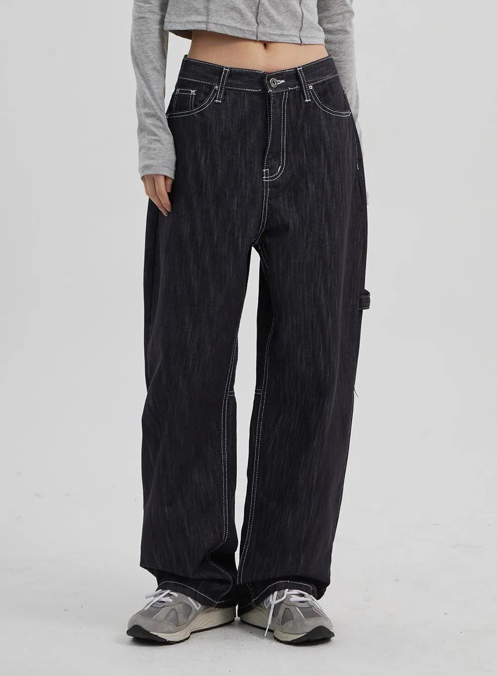 Mid-Rise Baggy Jeans CF307