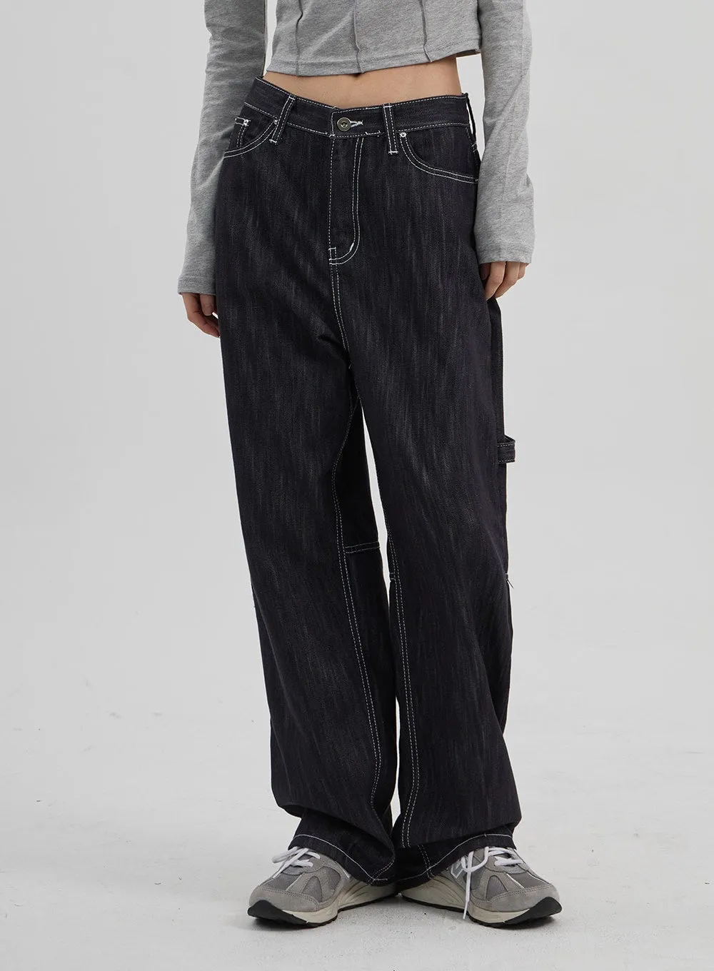 Mid-Rise Baggy Jeans CF307