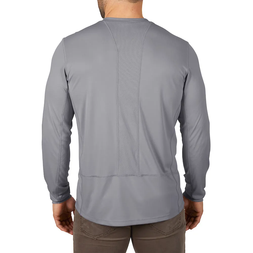 Milwaukee 415G-XL WORKSKIN Lightweight Performance Long Sleeve Shirt- Gray, XL