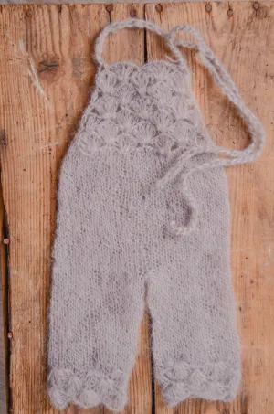 Mohair Overall - Silver