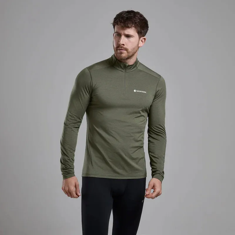 Montane Men's Dart XT Thermal Zip Neck Long Sleeved Top