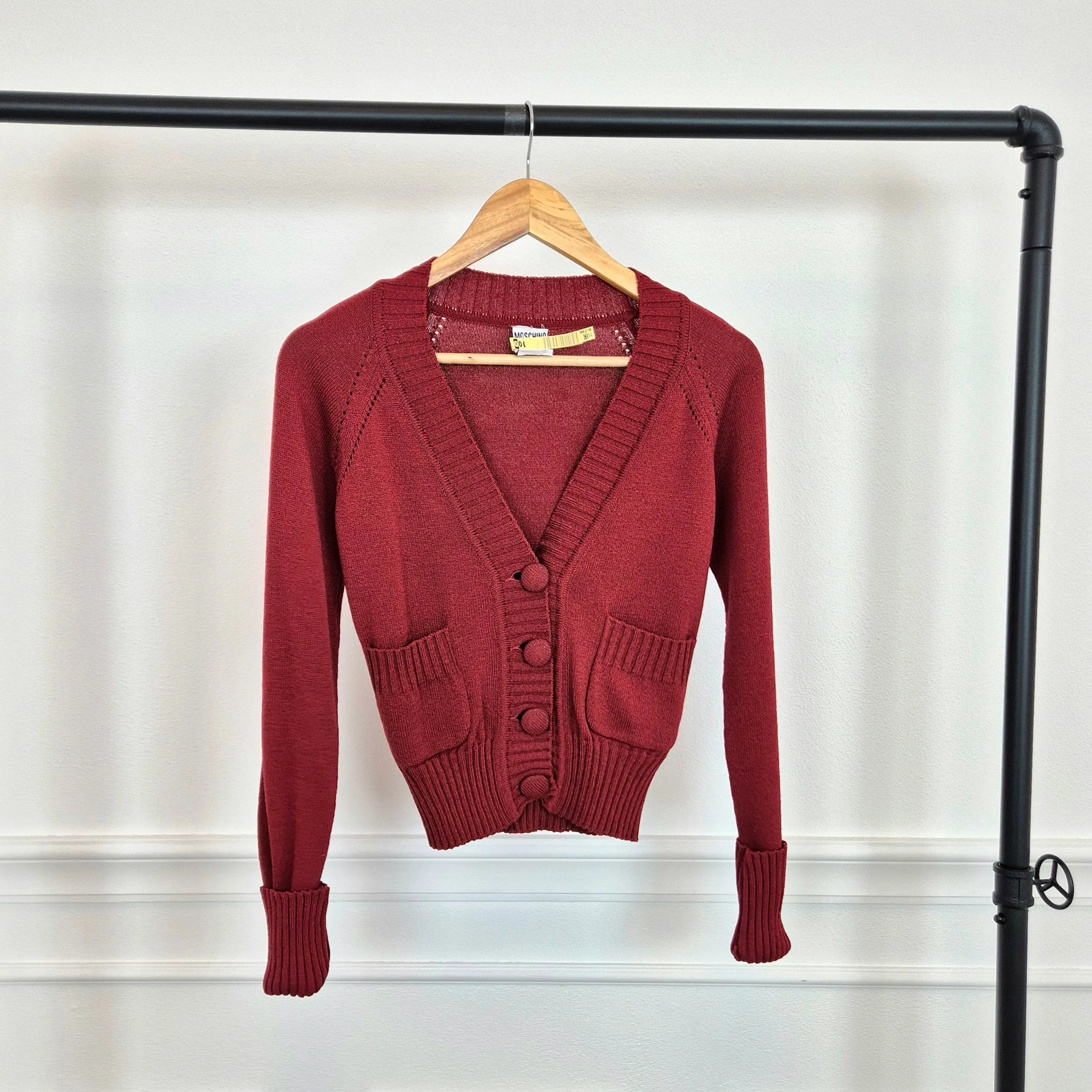 Moschino Couture | Cardigan rosso primaverile