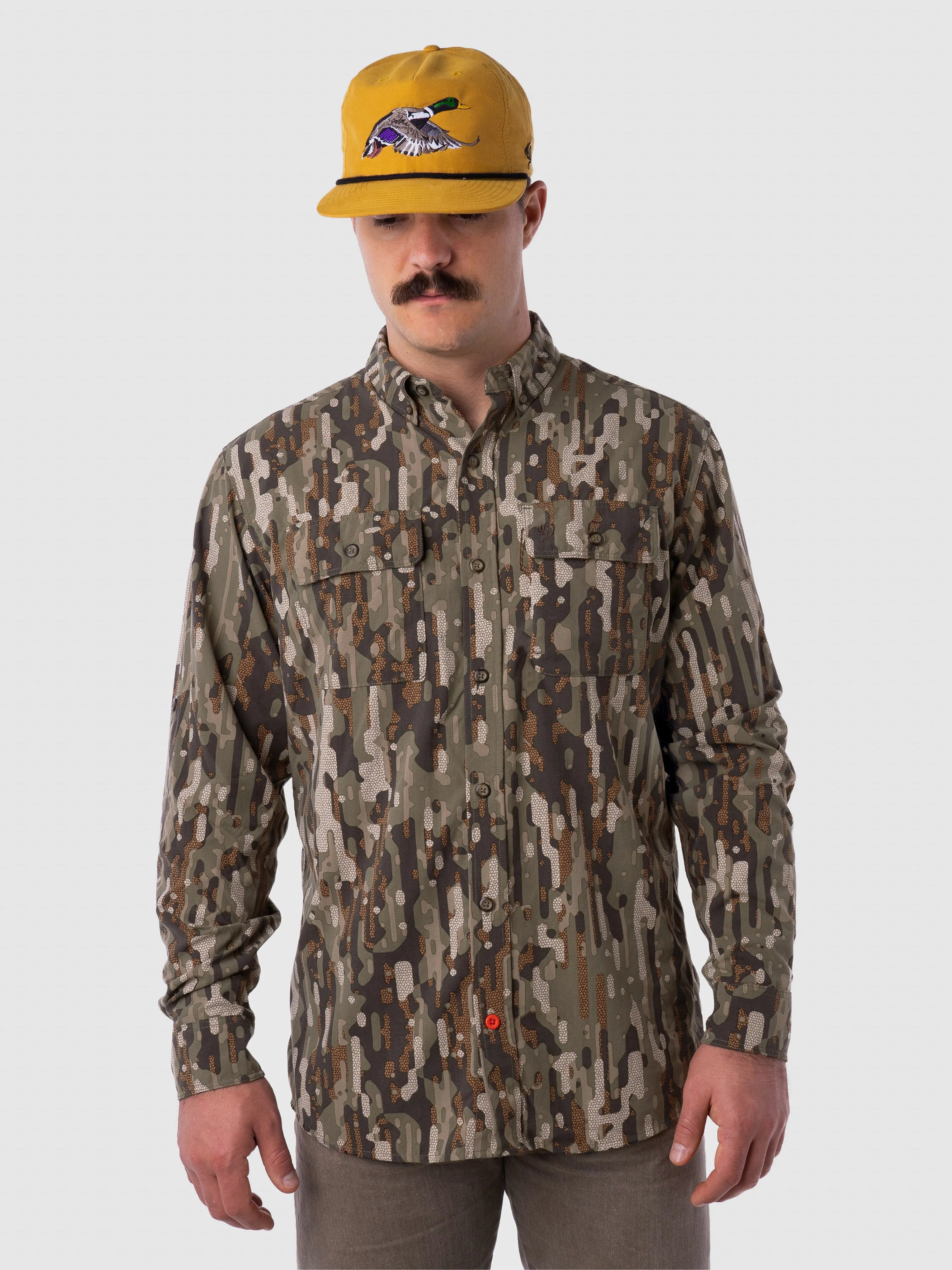 M's Lightweight Hunting Shirt Long Sleeve - Woodland