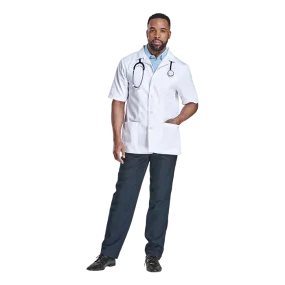 Multifunctional Short Sleeve Lab Coat