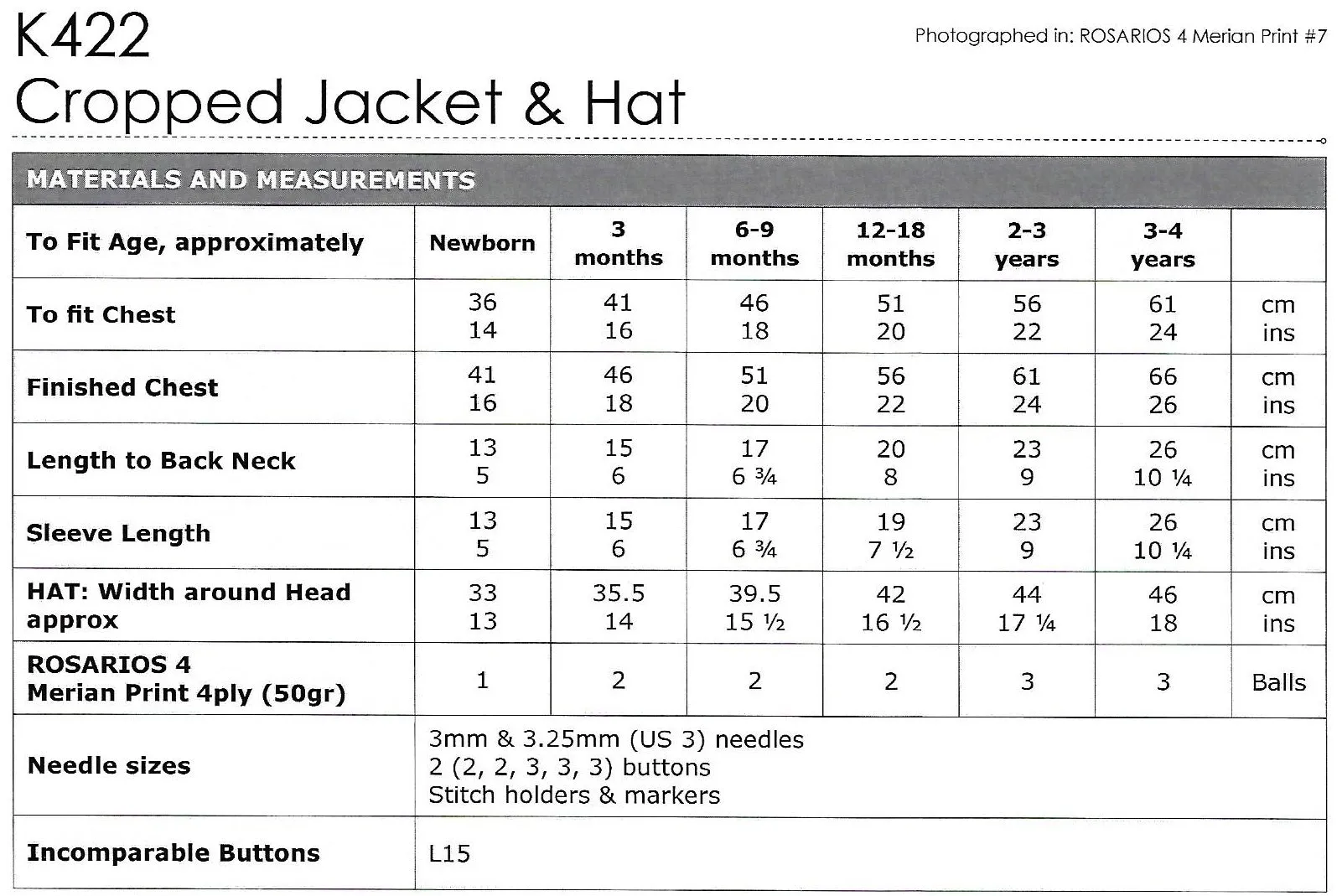 NATURALLY LEAFLET K422