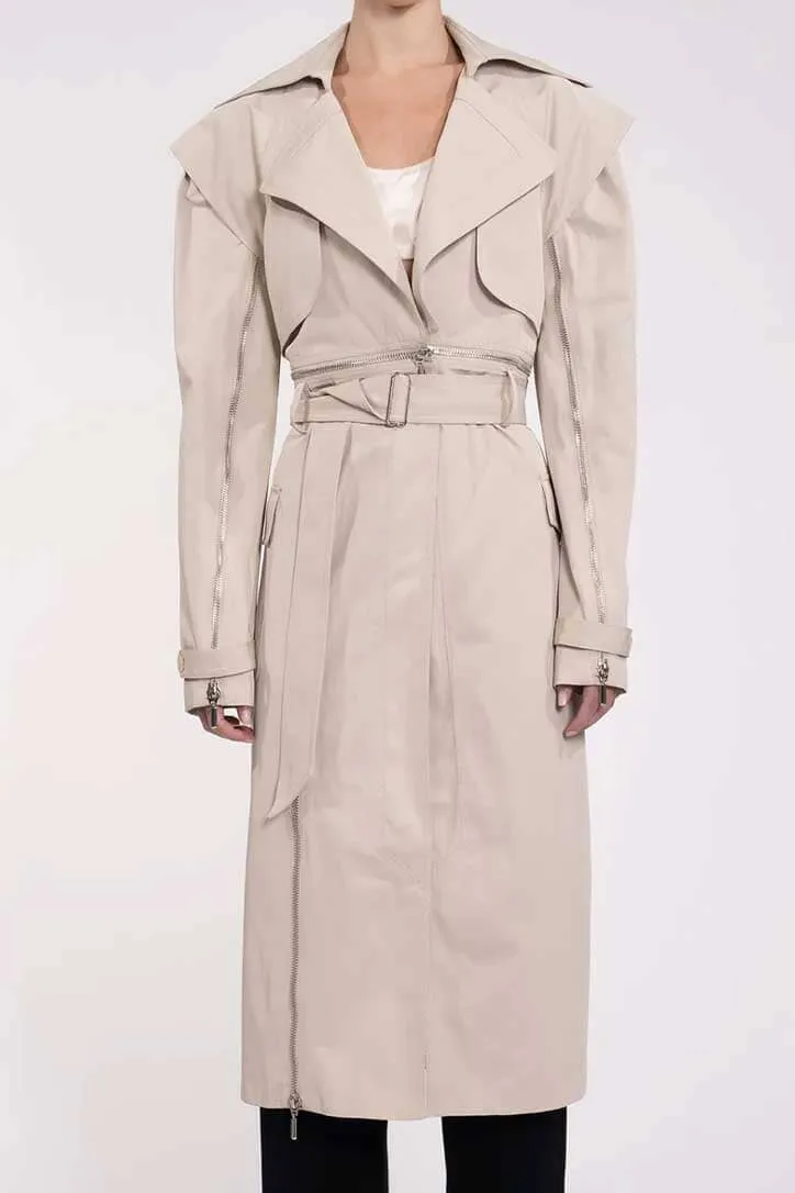 NONCHALANT | Lennox Trench - Tan