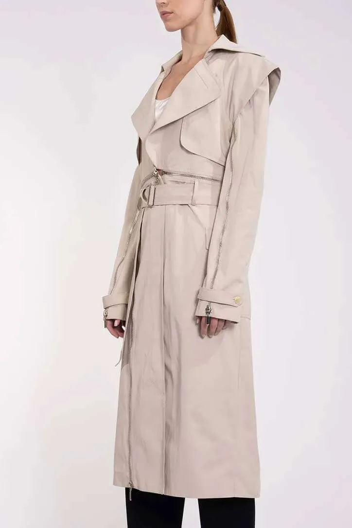 NONCHALANT | Lennox Trench - Tan