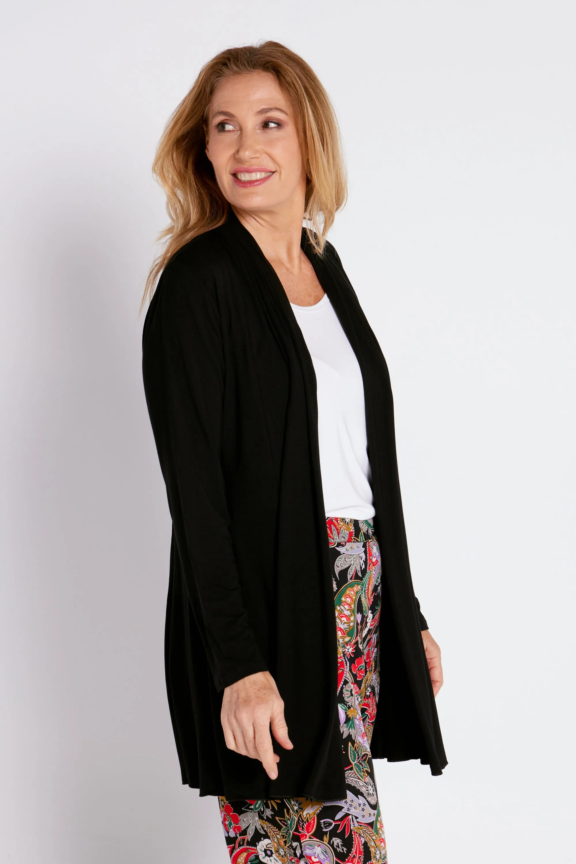 Oaklands Bamboo Cardi - Black