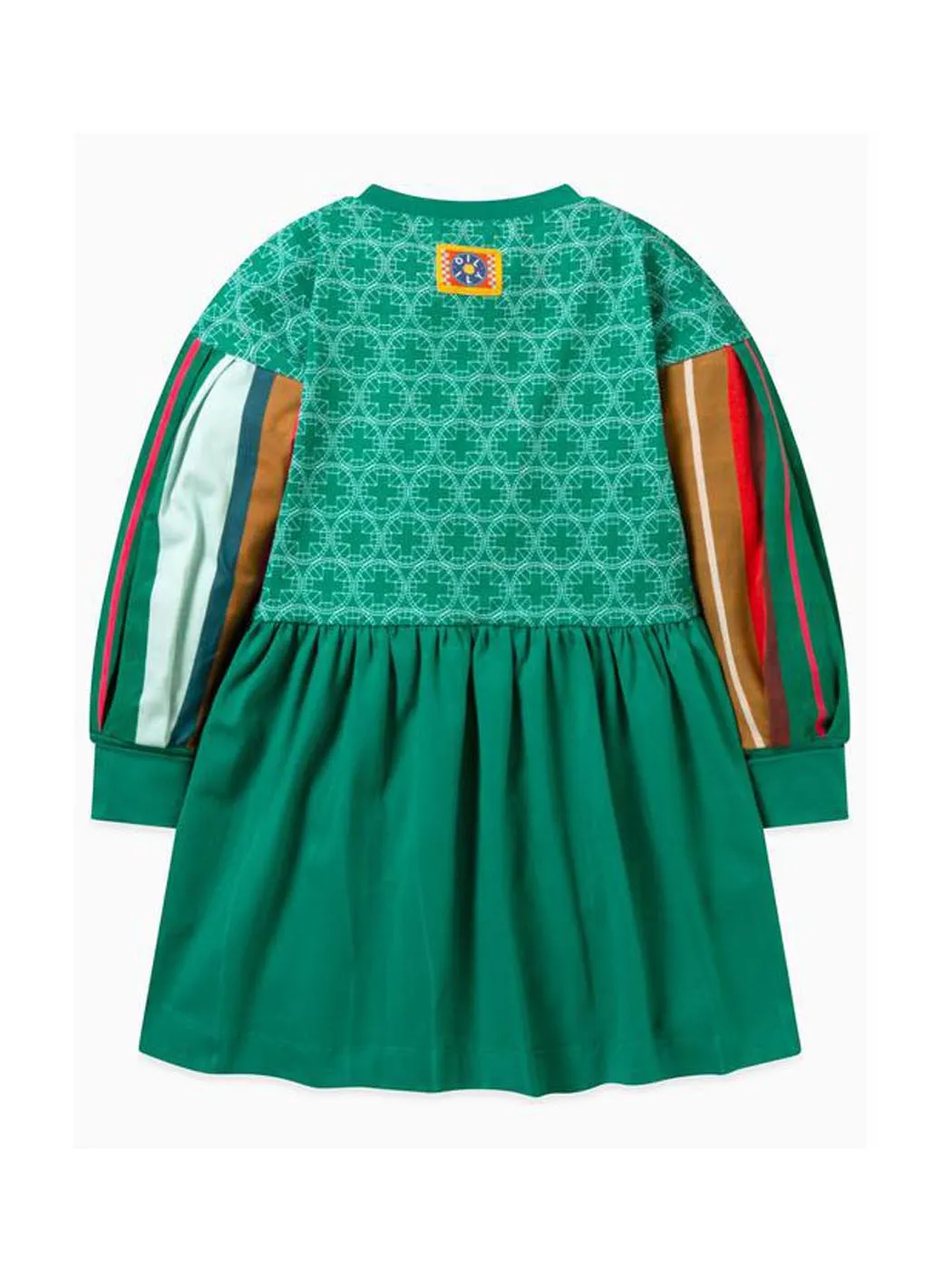 Oilily Traditie Jersey Dress for baby in Green