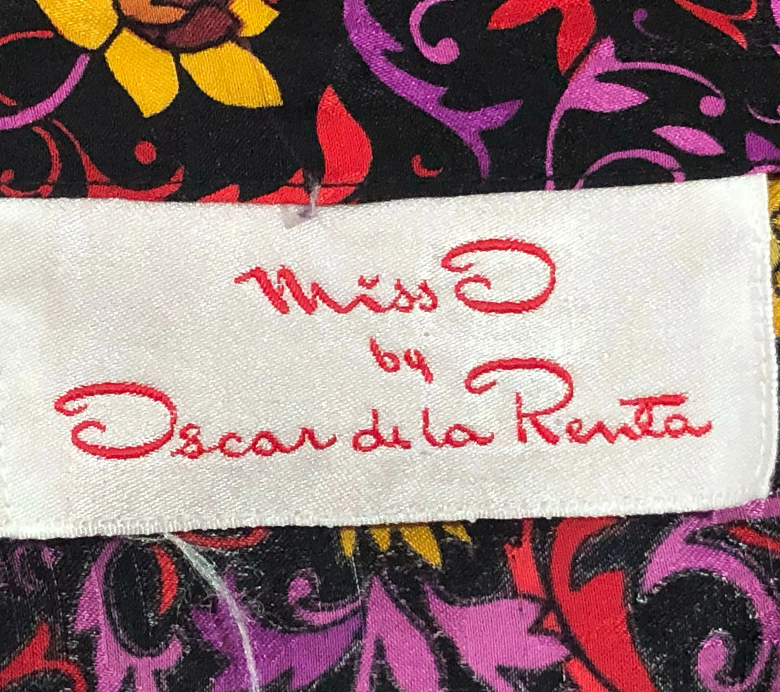 Oscar de la Renta 70s Silk Jacquard Gypsy Ensemble