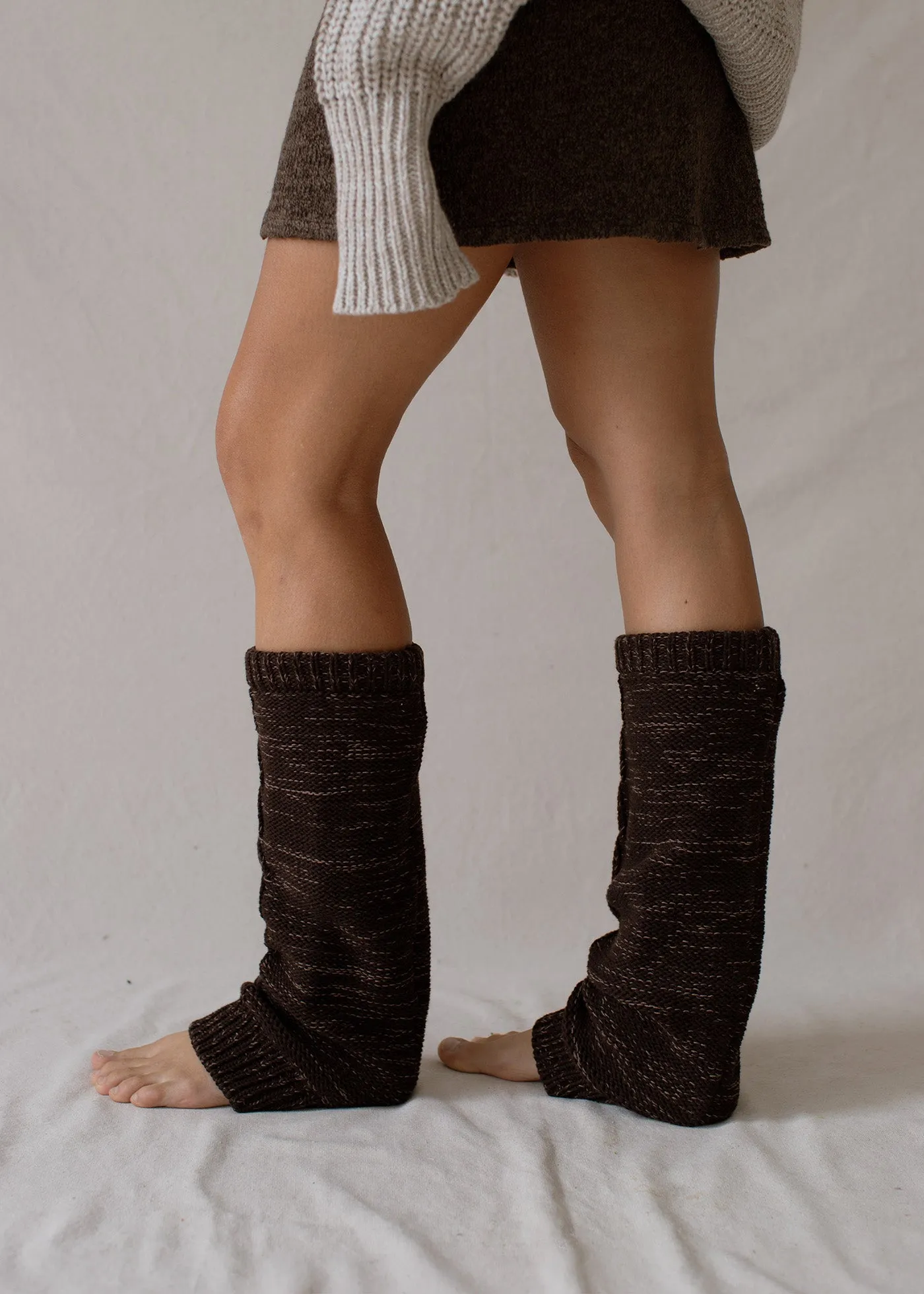 Paloma Leg Warmers Coffee