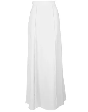 Panama Linen Twill Maxi Skirt