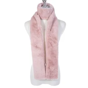 Park Lane Faux Fur Scarf Pink