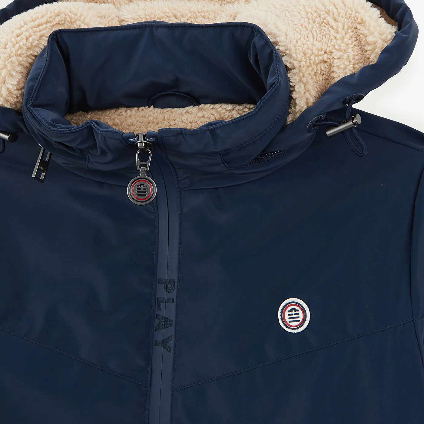 Parka longue Junior Cap Finistère bleu foncé