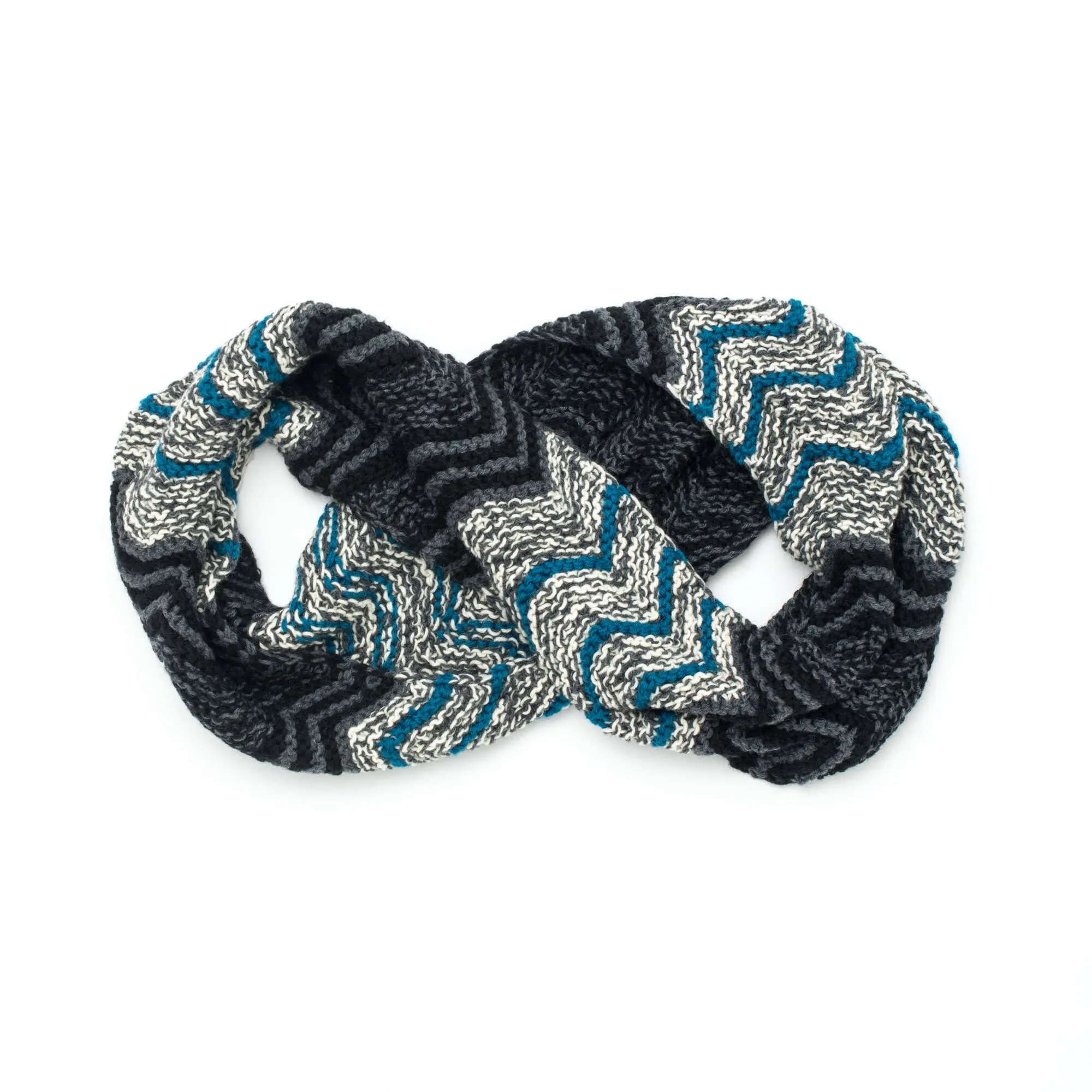 Patons Knit Infinity Waves Scarf