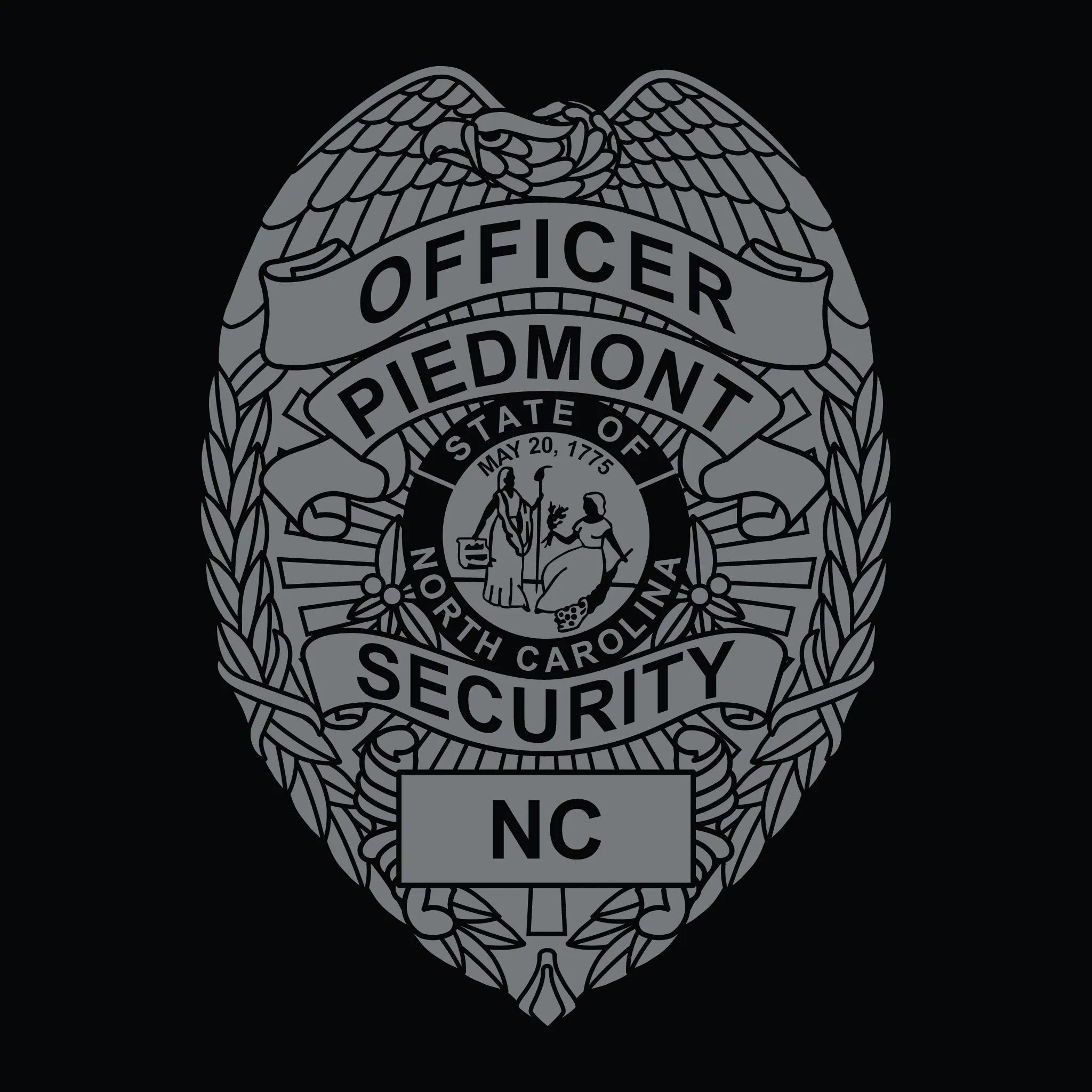 [PIEDMONT POLICE AND SECURITY] PATROL Utility Shirt [BLACK]