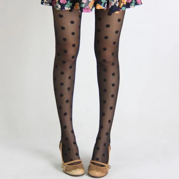 Polka Dot Tights