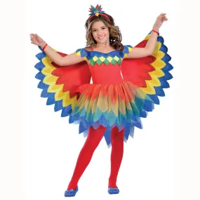 Pretty Parrot Dress with Wings and Headband