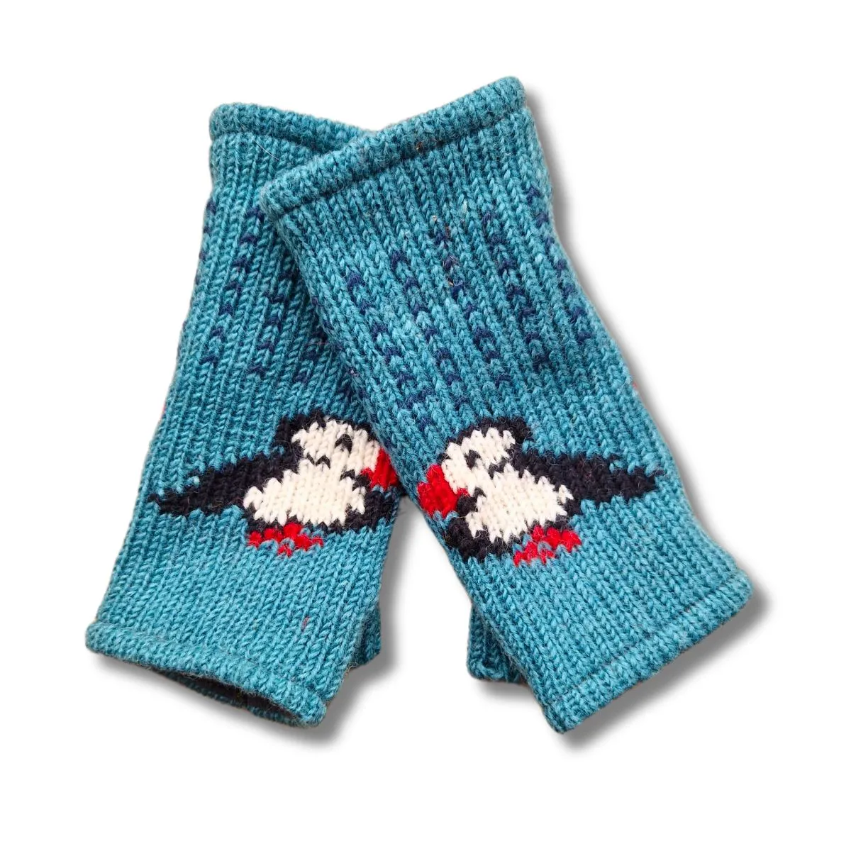 puffin wrist warmers