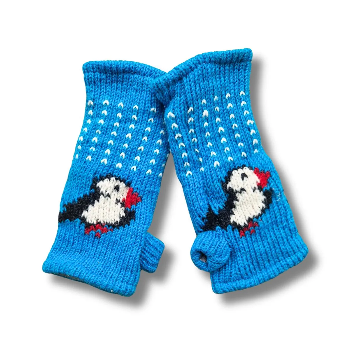 puffin wrist warmers