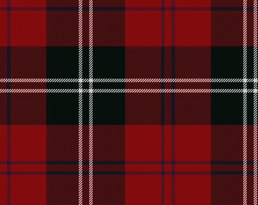 Ramsay Red Modern Tartan Scarf