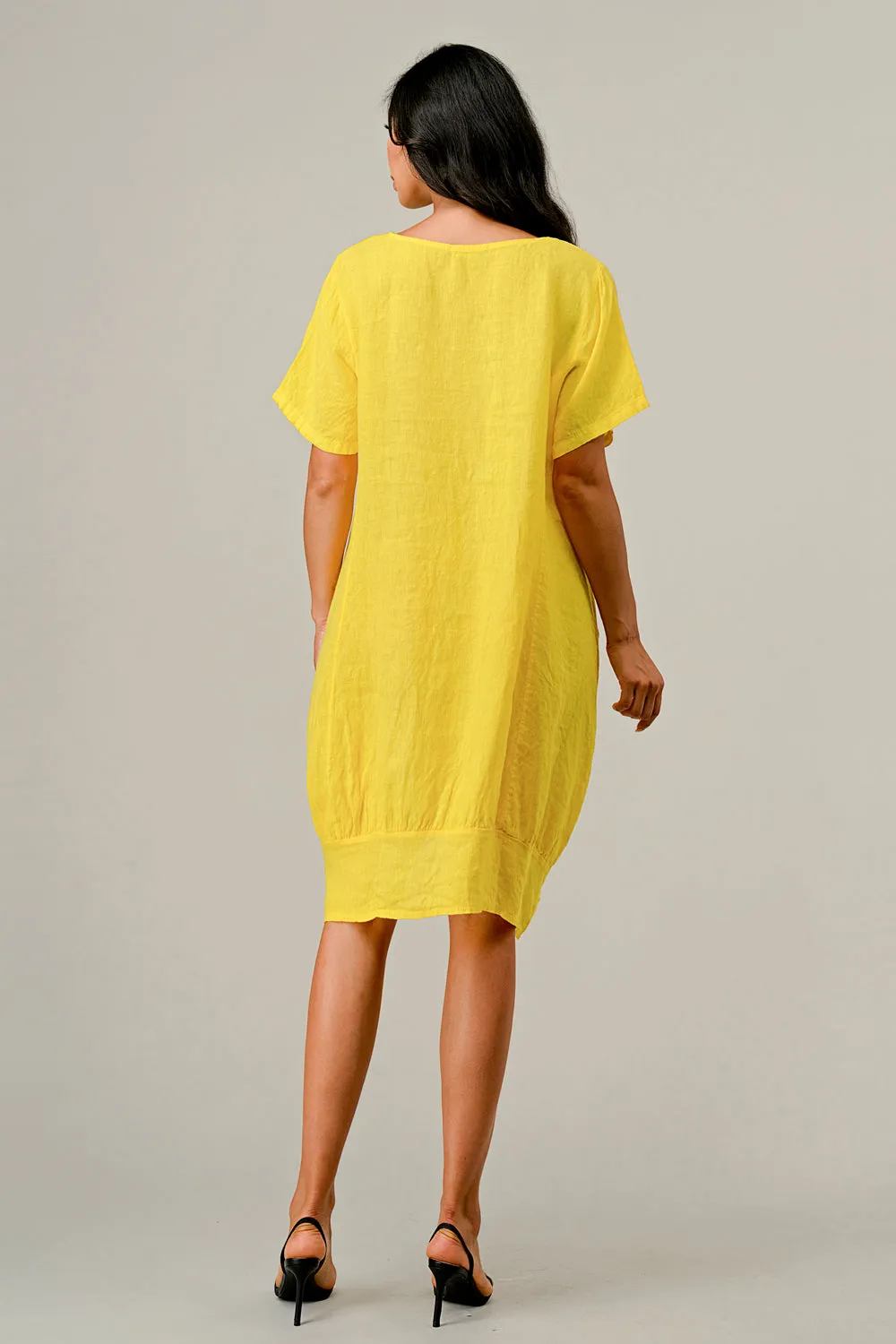 Raw Moda Short Perin Linen Dress