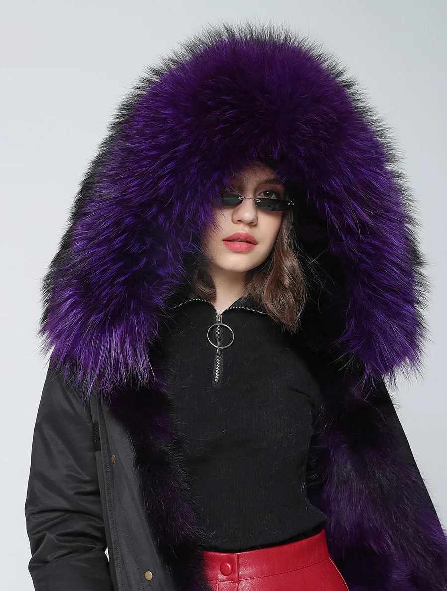 Real Fox Fur Liner Waterproof Coats (Multi - Colors)