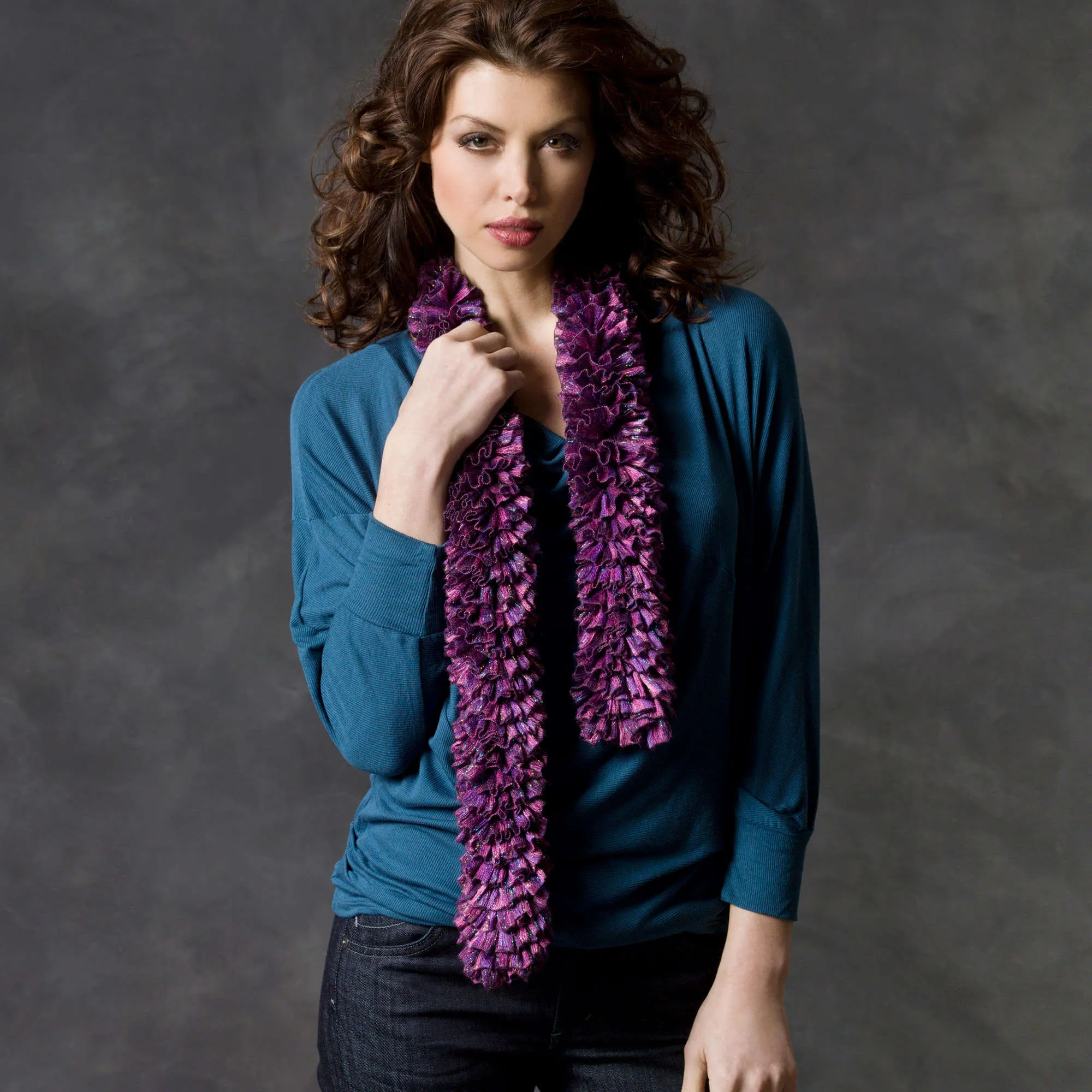 Red Heart Knit Marietta's Scarf