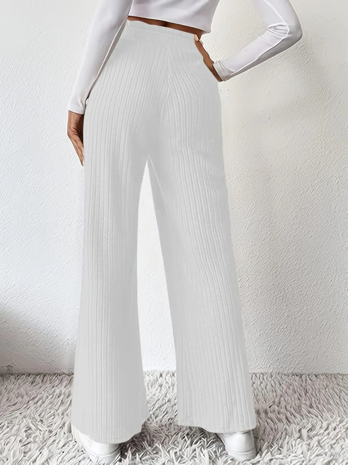 Ribbed High Waist Pants