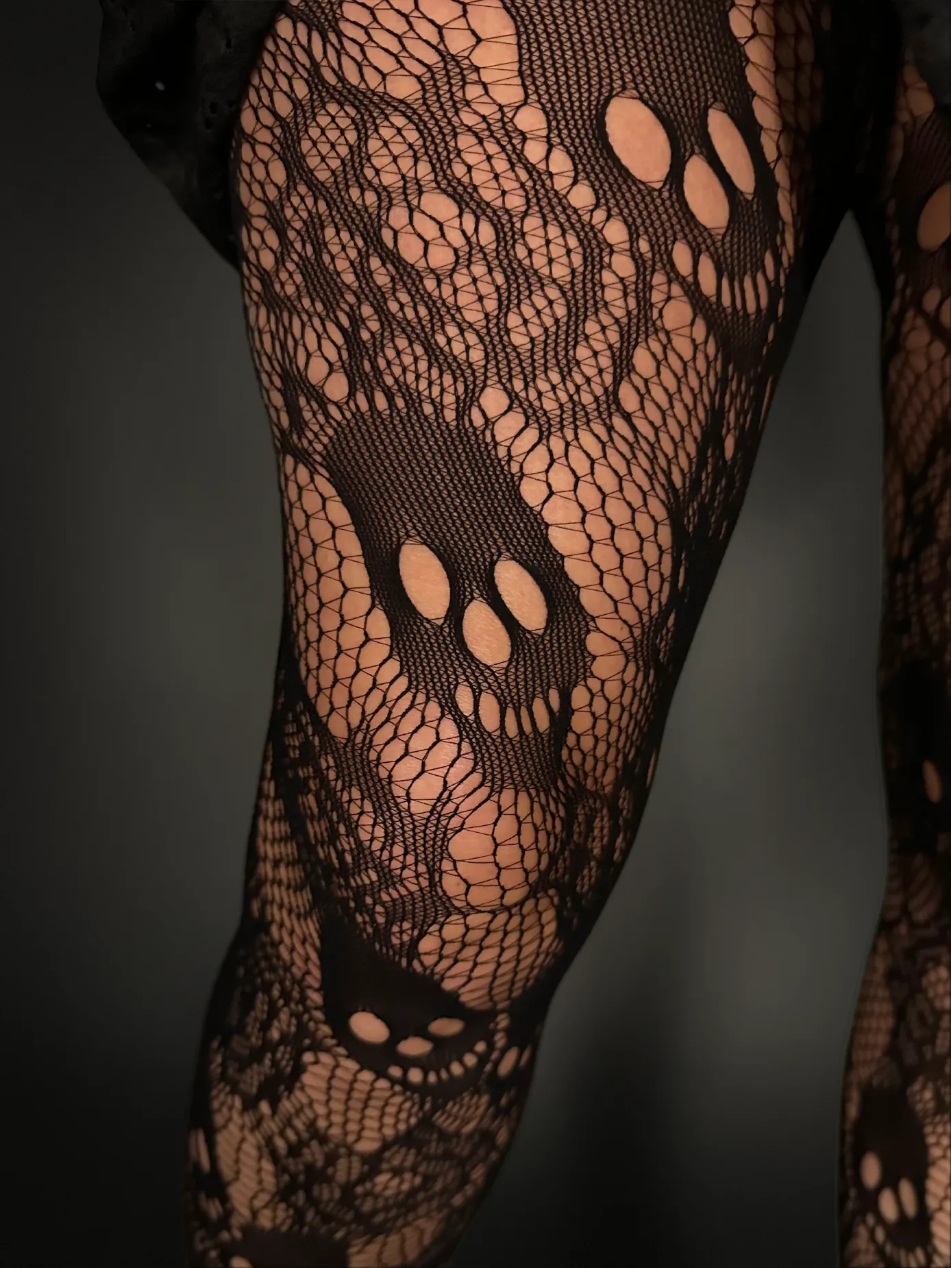 Rose & Skull High Quality Tights by Pamela Mann Made in Italy