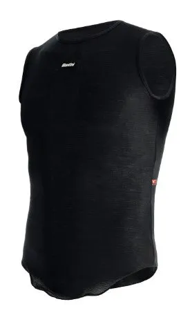 Santini Dry Sleeveless Base Layer - Black