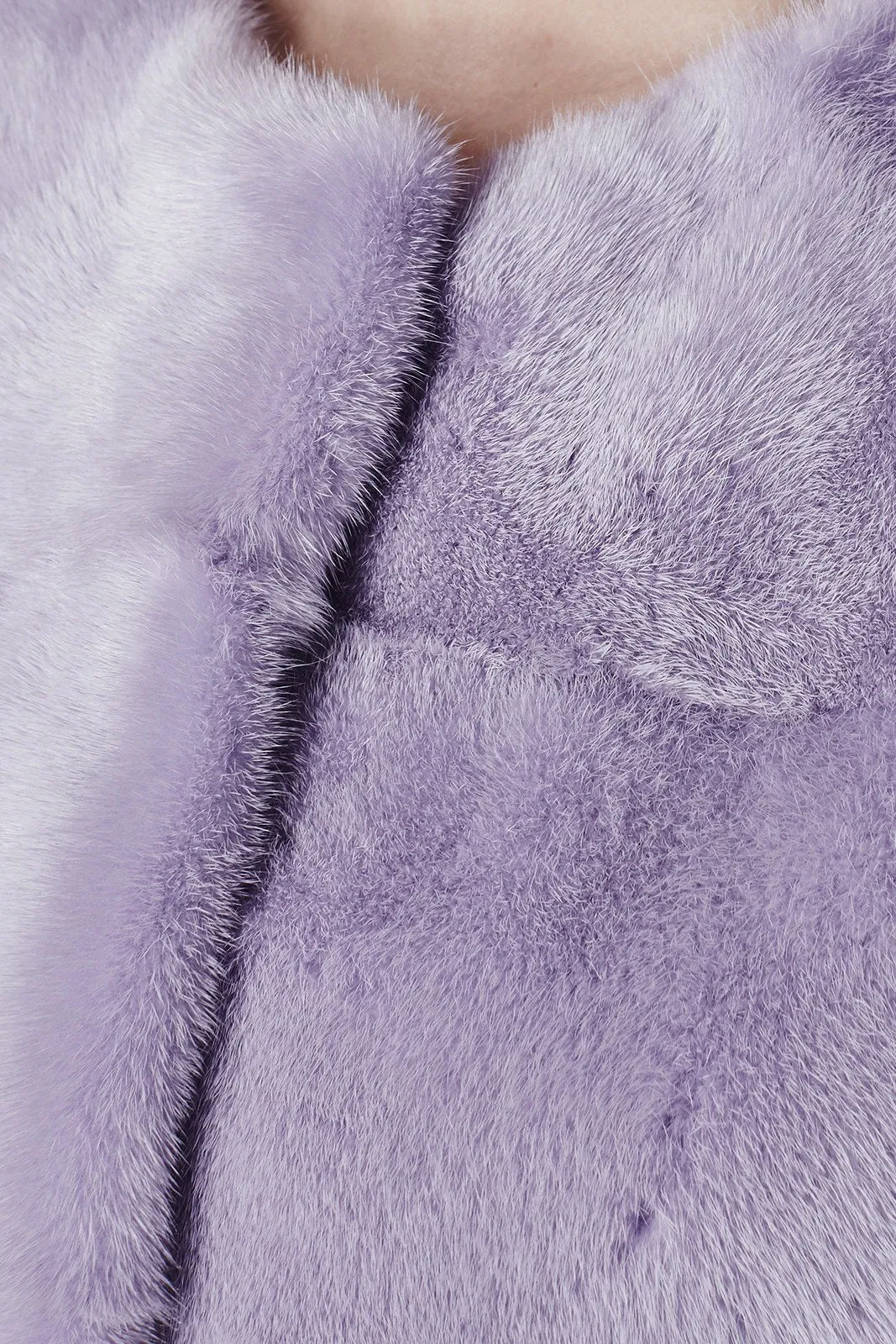 Sarah Mini Mink Fur Jacket Violetta