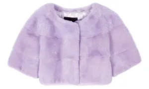 Sarah Mini Mink Fur Jacket Violetta