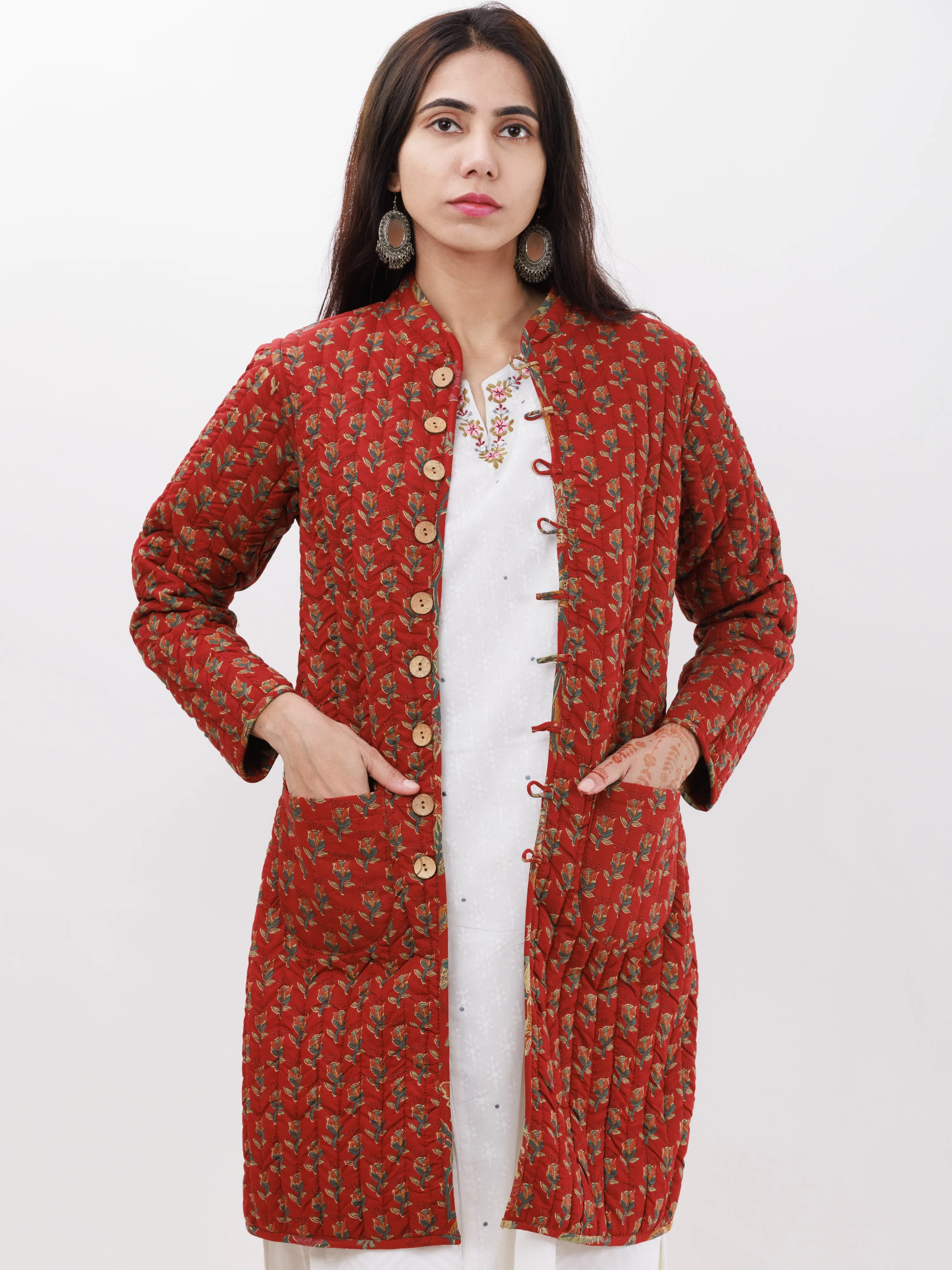 Shishir Kaamini Quilted Reversible Jacket