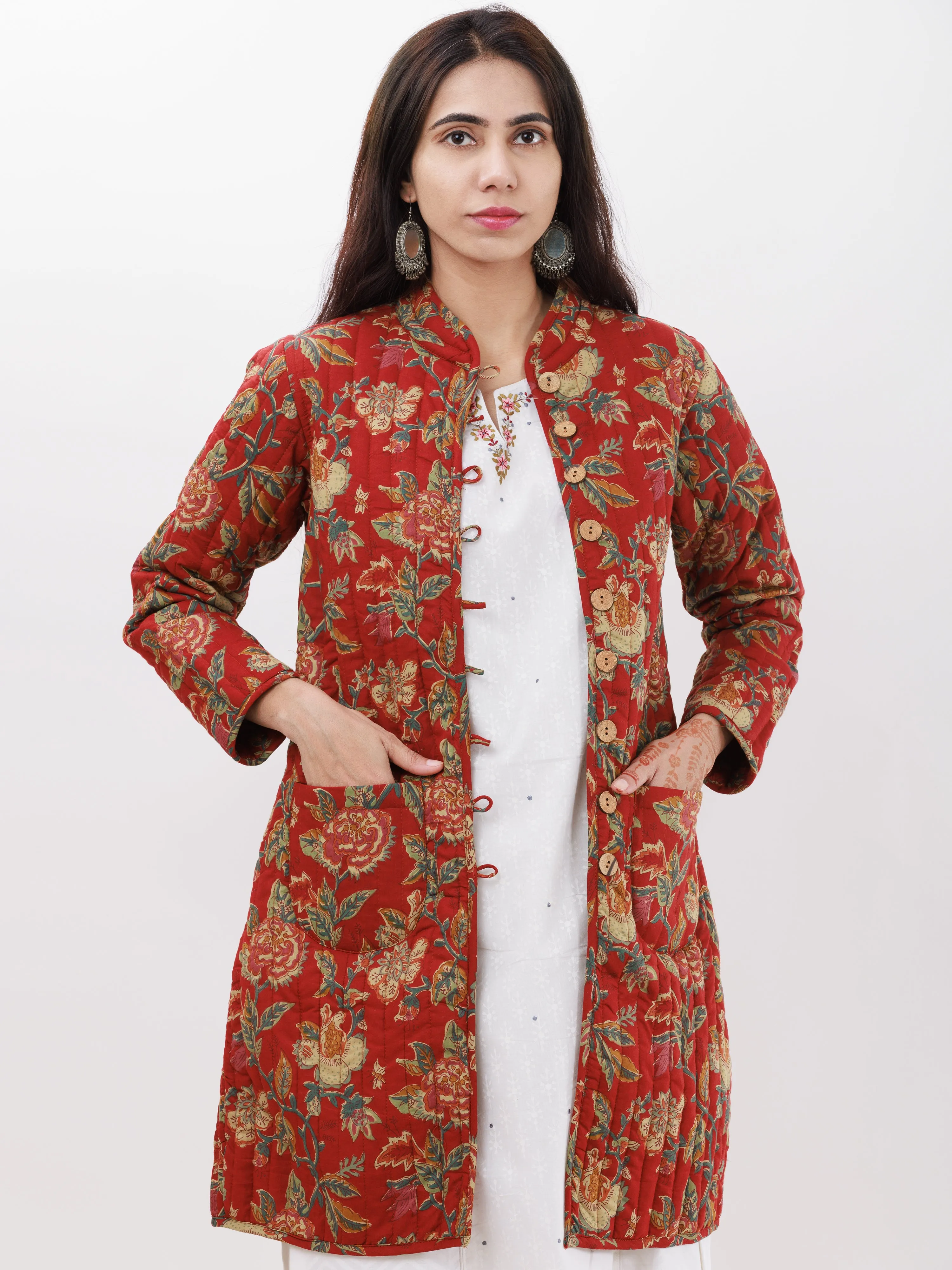 Shishir Kaamini Quilted Reversible Jacket