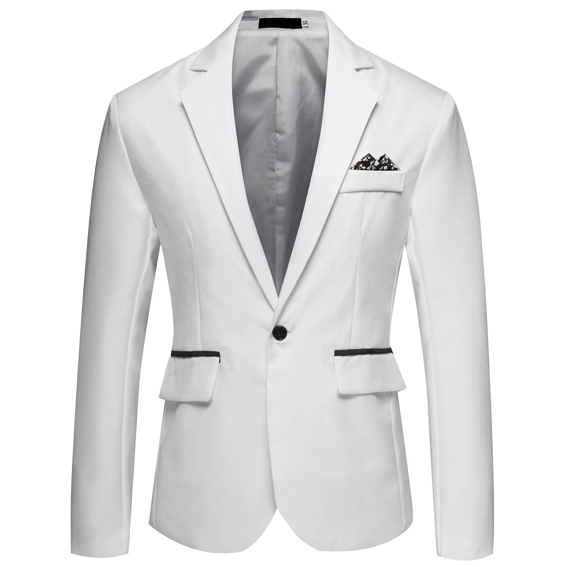 Solid Color Small Suit Hot Sale Men One Button Suit