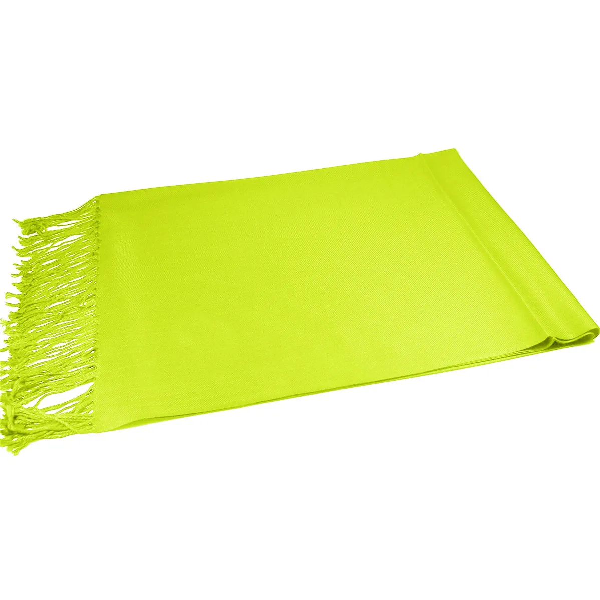 Solid Lime Green Pashmina Scarves