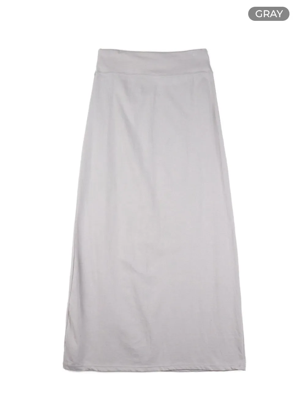 Solid Maxi Skirt IL419