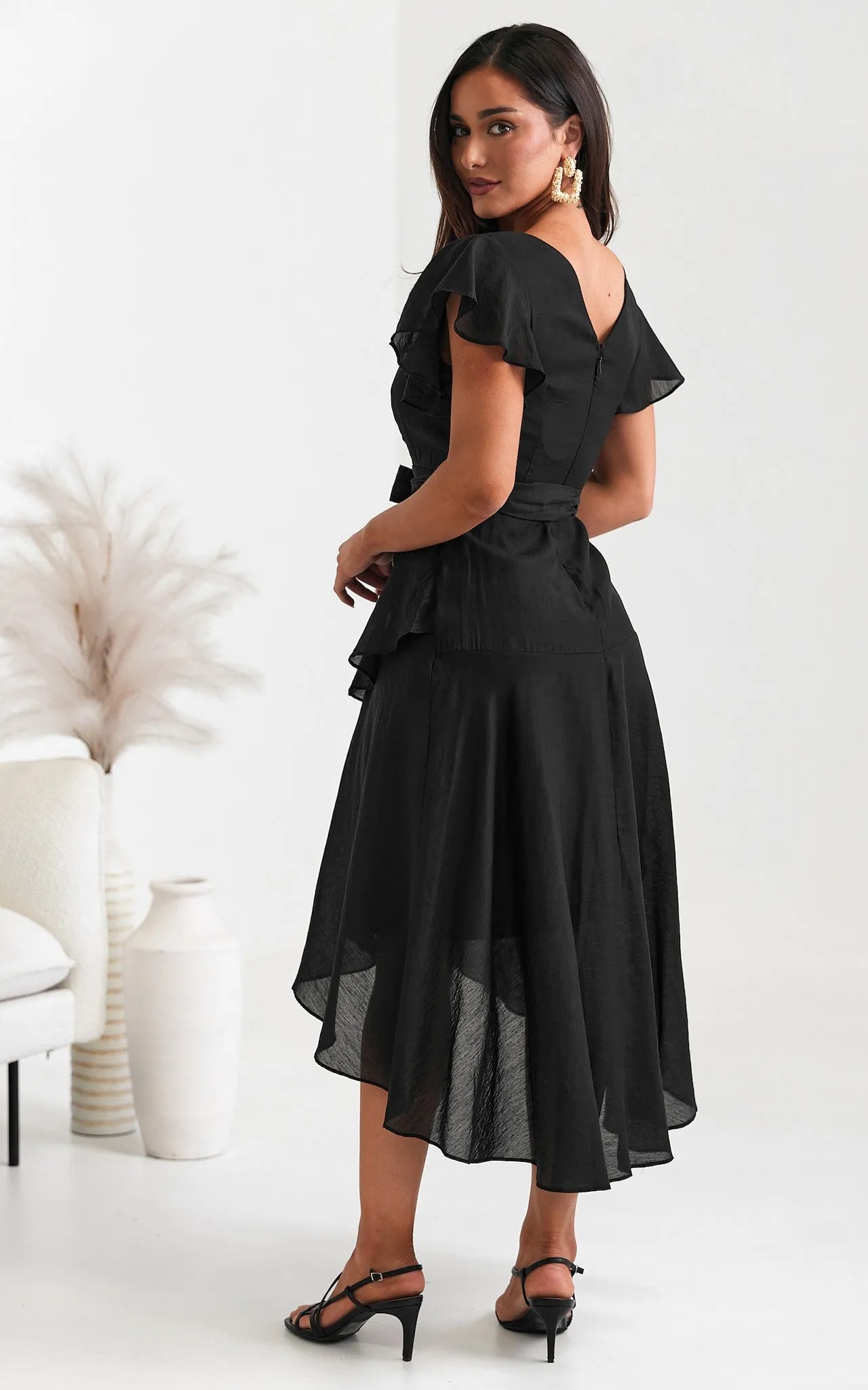 Sophia Maxi Dress - Black