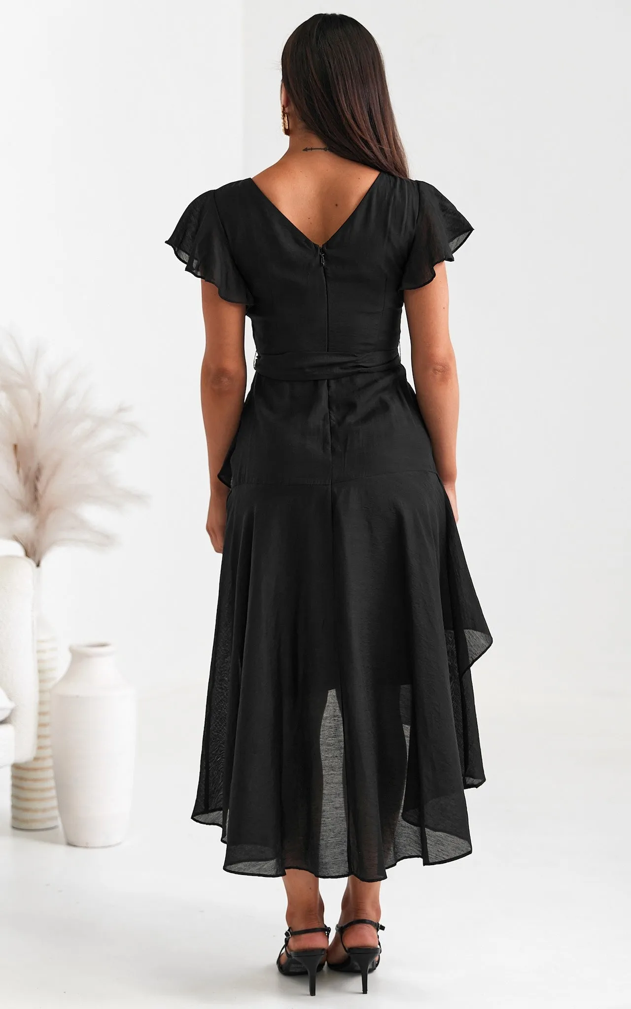 Sophia Maxi Dress - Black