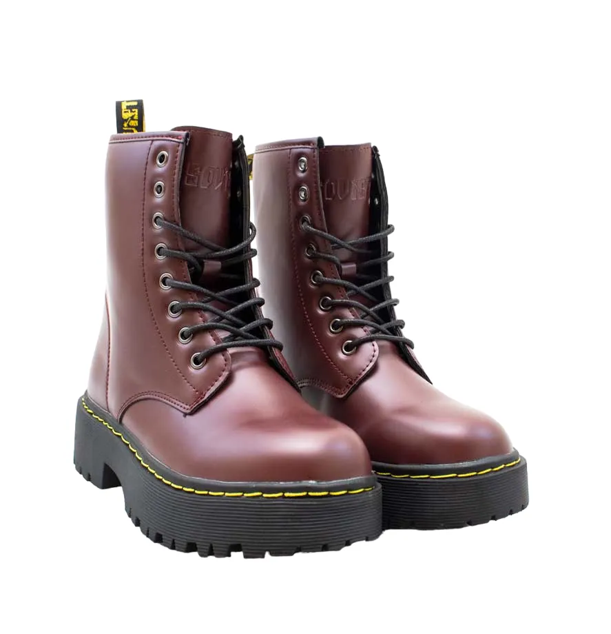 Soviet L Zoe Doc Martin Burg x Ox Blood Boot