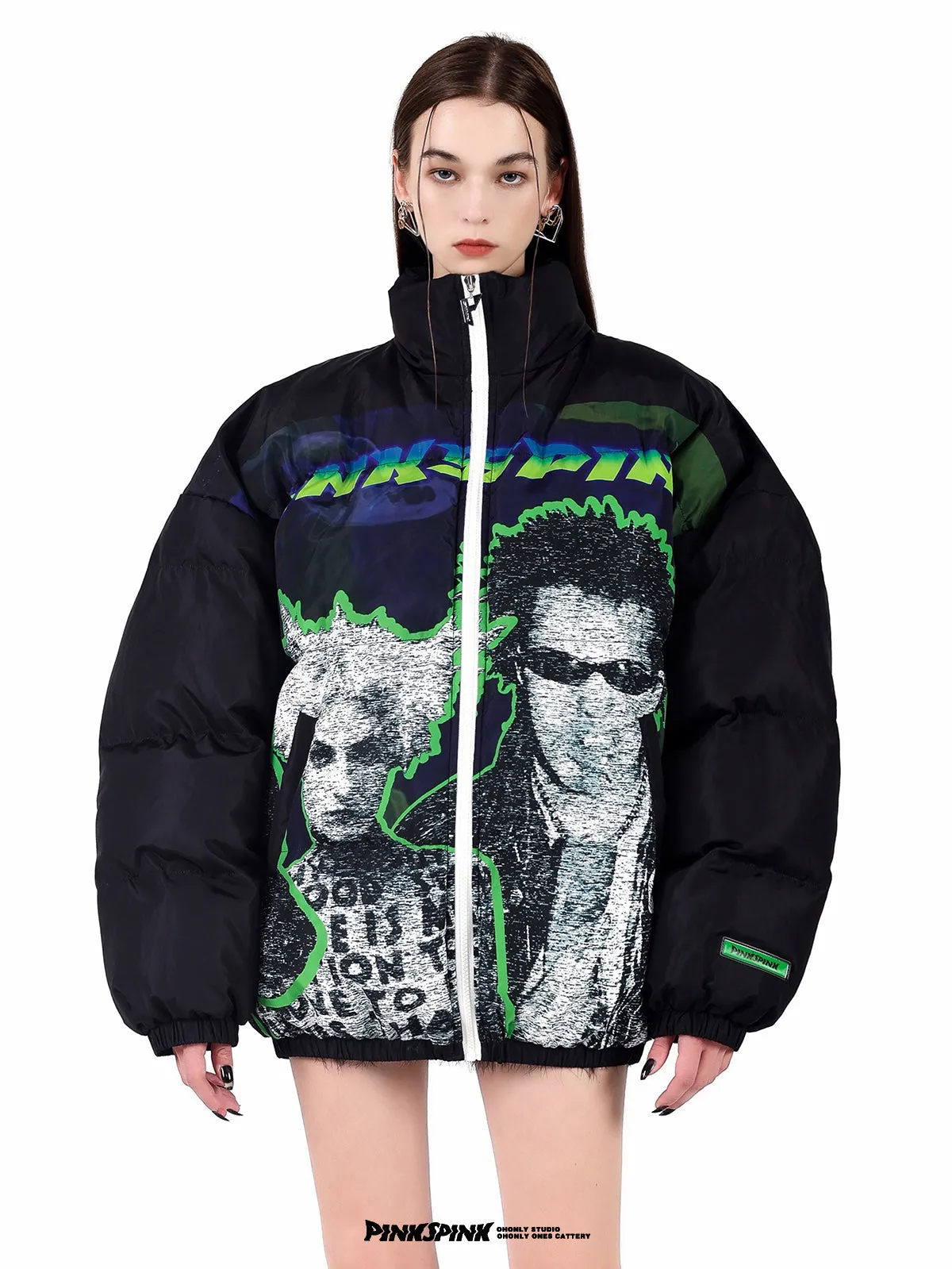 SPHINX PUNK quilted puffer