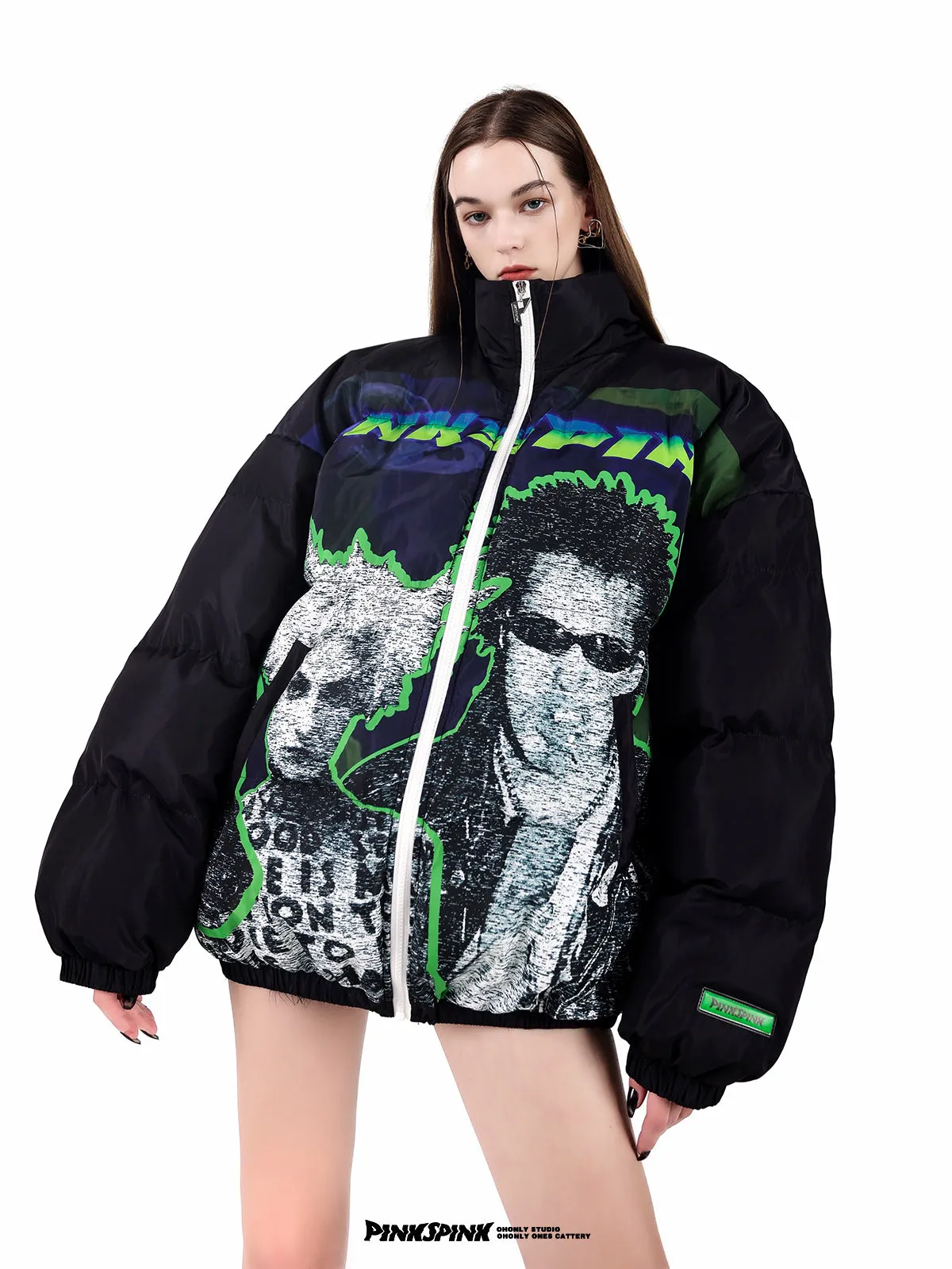 SPHINX PUNK quilted puffer