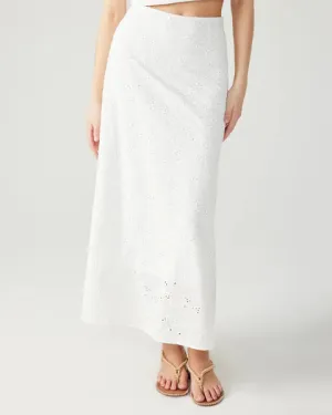 STE Amalia White Eyelet Skirt