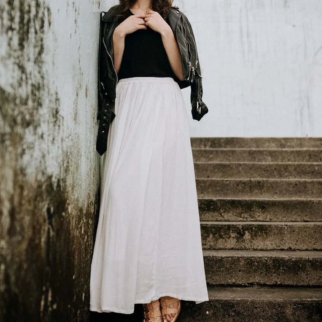 Stevie Maxi Skirt | Cream