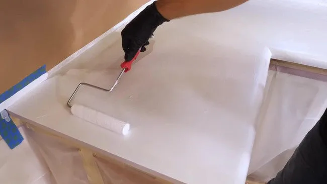 Stone Coat Countertops - Epoxy Undercoat White