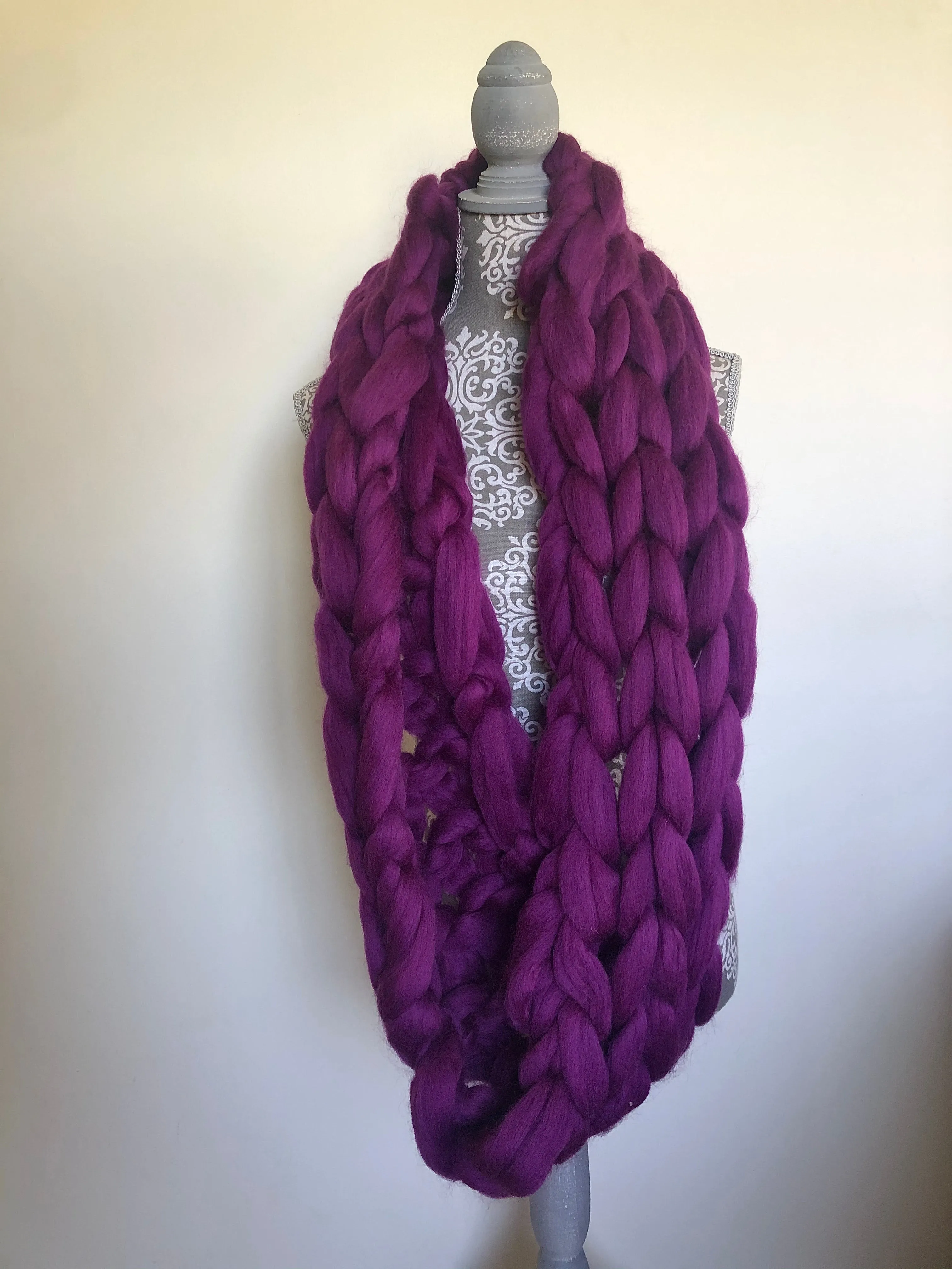 Super chunky infinity scarf