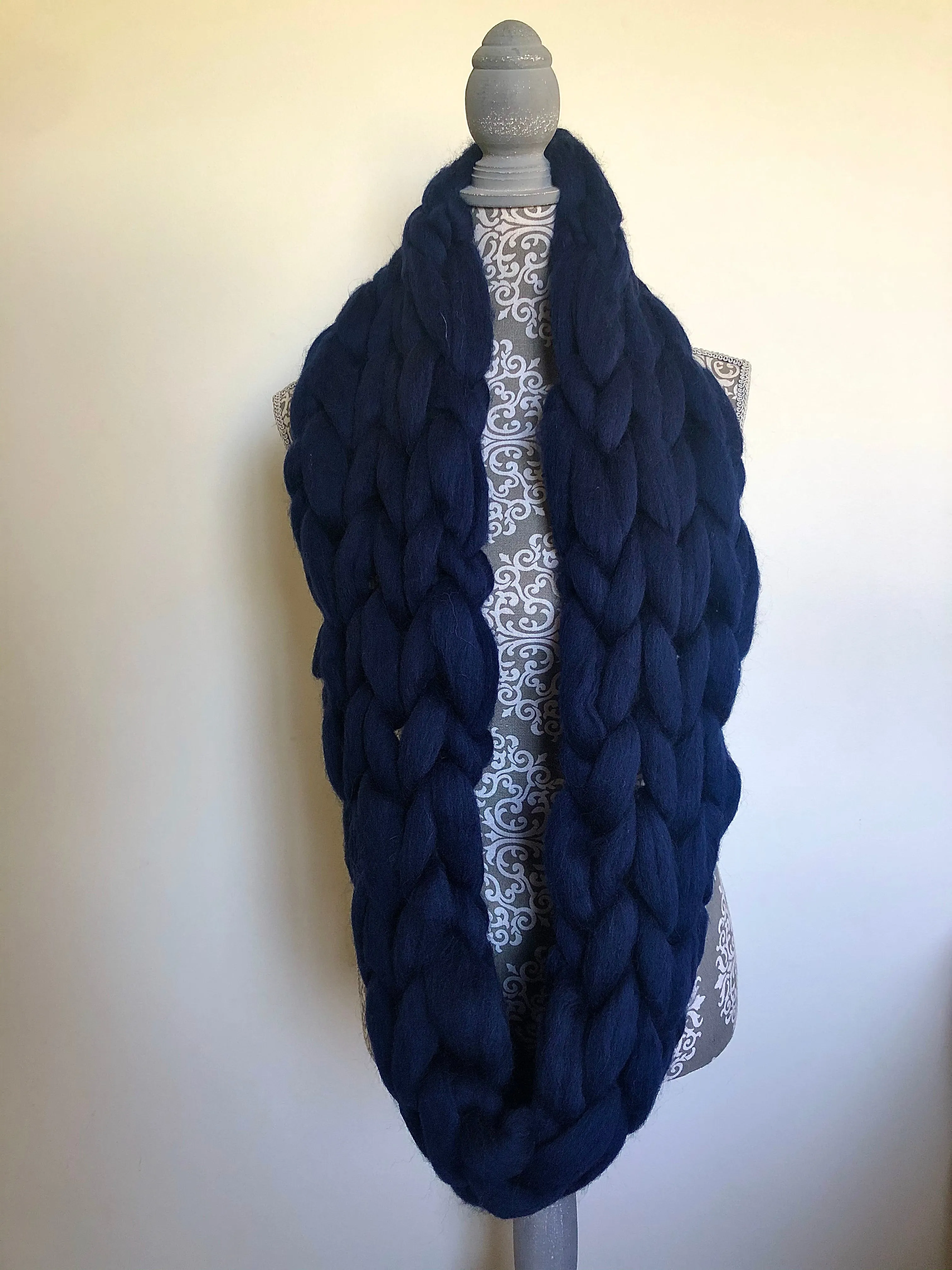 Super chunky infinity scarf